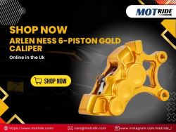 Shop Now Arlen Ness 6-piston Gold Caliper Online in the Uk