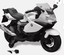 BMW 283 Elektromotorrad für Kinder Weiß 6 V